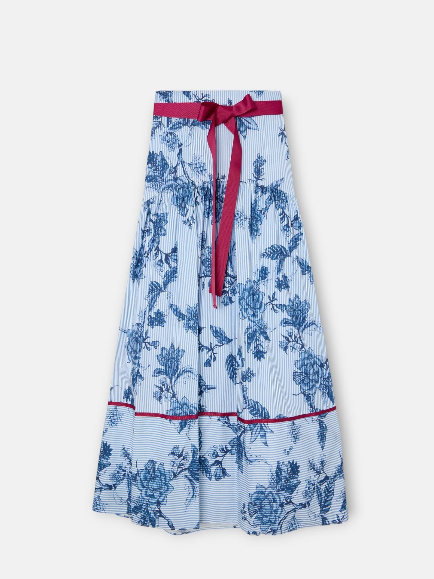 Toile Off-Shoulder Skirt Set